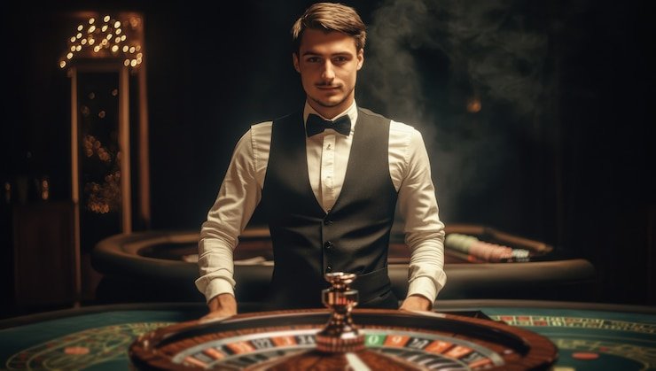 Grafik manajemen bankroll Bandar Poker — menunjukkan alokasi taruhan sesuai dengan ukuran akun